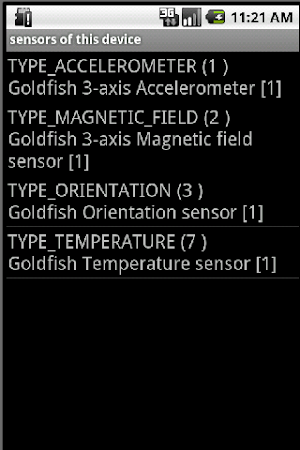 Sensor Tool Screenshot 1