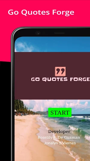 Go Quotes Forge Screenshot 0