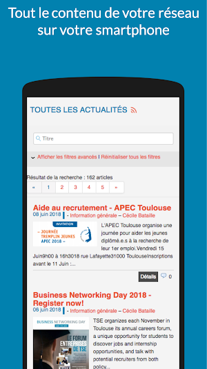 TSE Alumni Screenshot 0