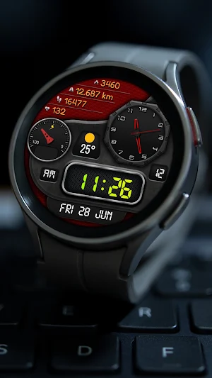 Hybrid DINOMAK WS 3 Watch face Screenshot 1