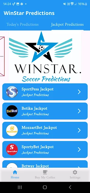 Winstar Predictions Screenshot 2