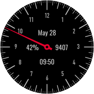 SlowW-Pixel One Hand Watchface Screenshot 3