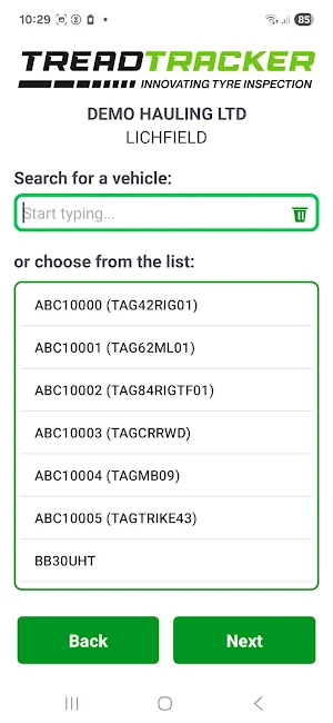 TreadTracker Screenshot 2