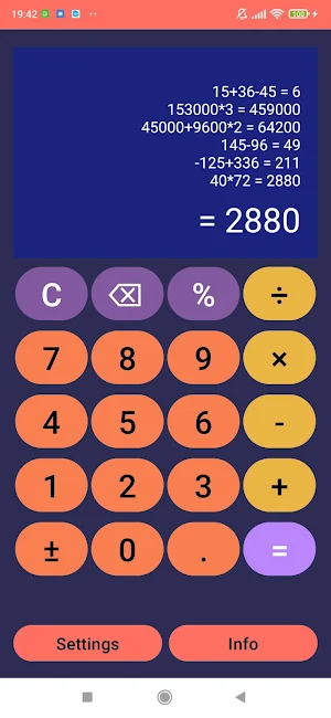 ColorCalc: Calculator & Widget Screenshot 0