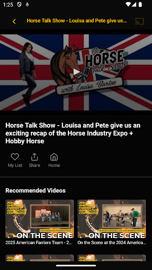 EQUUS Television Network Screenshot 2