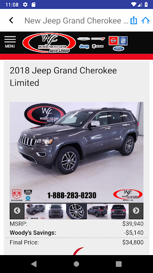 Woody Folsom Auto Group Screenshot 3