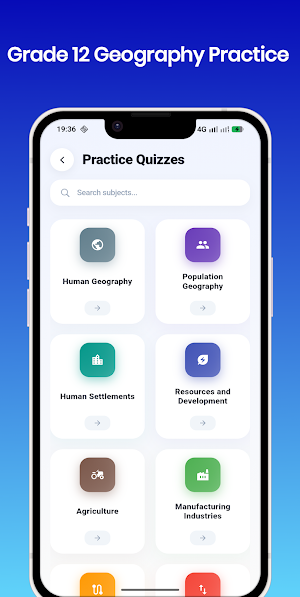 Grade 12 Geography Practice Screenshot 1