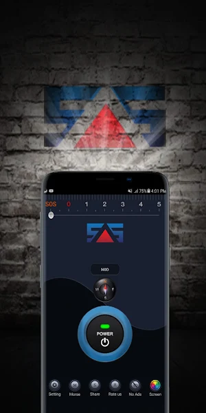 Flashlight HD: Emergency Bright Light in Darkness Screenshot 3