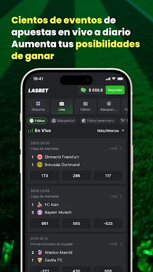 Lasbet Sports - Apuestas MX Screenshot 2