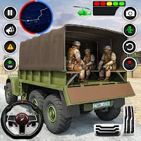 Army Truck Transporter Game 3D
