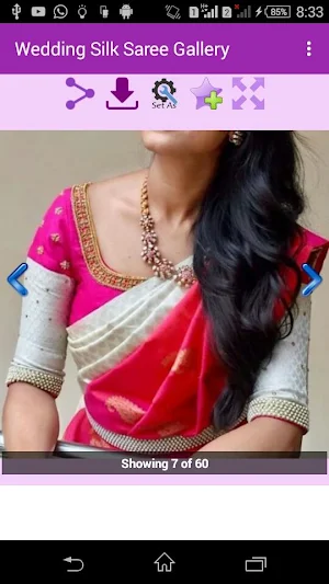 Wedding Silk Saree Gallery Screenshot 0