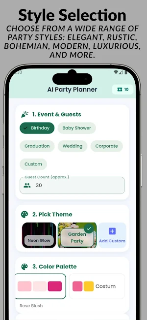 AI Party : Decoration Planner Screenshot 3