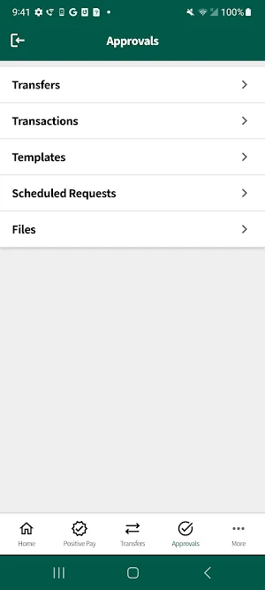 TB&T Treasury Management Screenshot 3