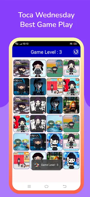 Toca Wednesday Addams Boca HD Screenshot 1