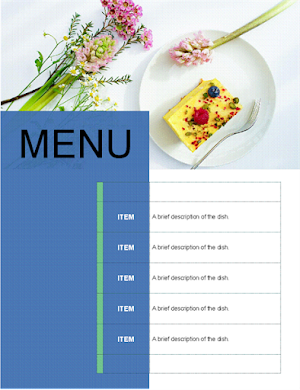 Menu Making Templates Screenshot 1