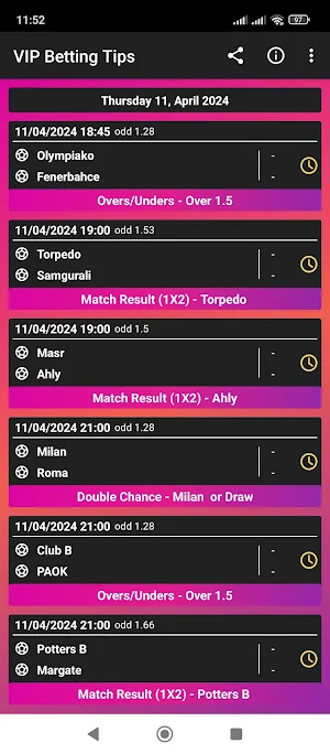 VIP Betting Tips Screenshot 1