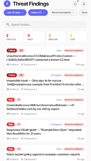 Exaforce Screenshot 0