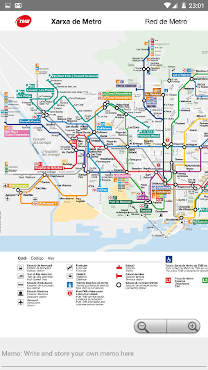 BARCELONA METRO TMB MAP OFFLINE Screenshot 1