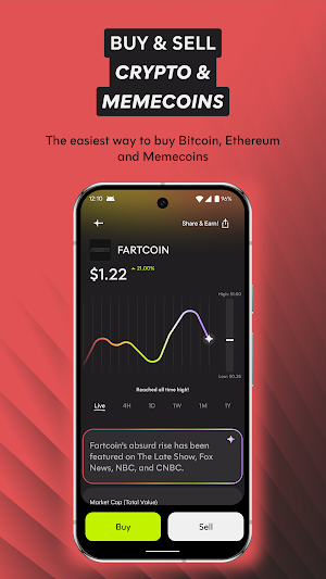 Takeoff: Buy BTC, ETH & Memes Screenshot 0