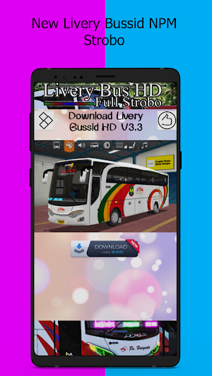 Livery Bus HD Full Strobo Screenshot 2
