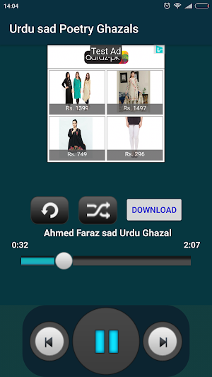 Urdu Sad Poetry Ghazals Screenshot 1