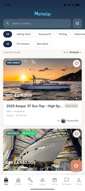 Marine2Go Screenshot 1