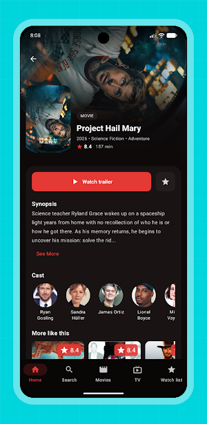WatchHub TV: Movies & Shows Screenshot 1