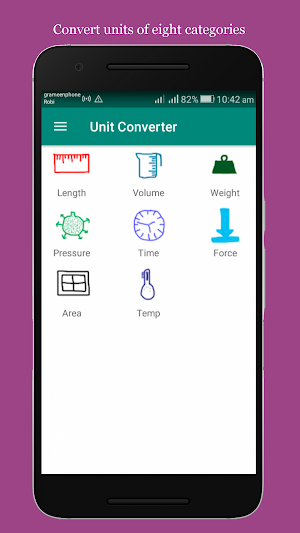 Unit Converter - A simple unit conversion app Screenshot 0