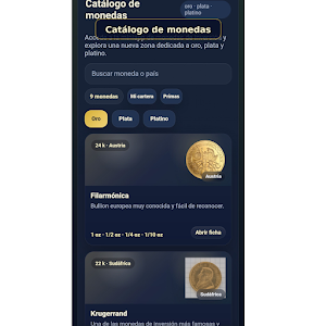 Comparador Oro: oro y monedas Screenshot 0