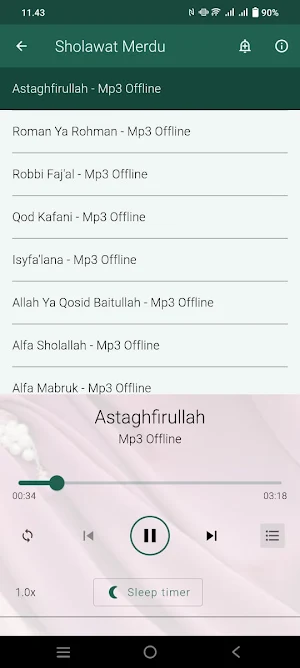 Sholawat Merdu Bikin Adem Screenshot 2
