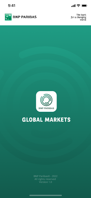 BNP Paribas Global Markets Screenshot 0