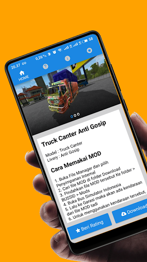 Mod Truck Canter Anti Gosip BUSSID Terbaru 2020 Screenshot 1