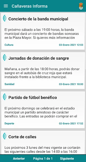 Cañaveras Informa Screenshot 1