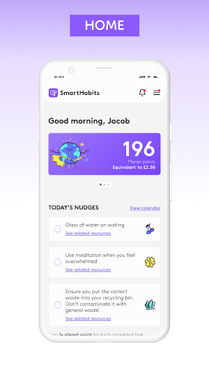 SmartHabits mobile Screenshot 1