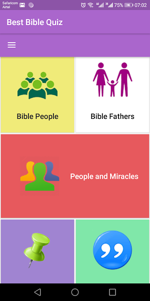 Bible Quiz Screenshot 0