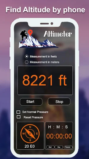 Accurate Altimeter:Barometer Plus to Find Altitude Screenshot 0