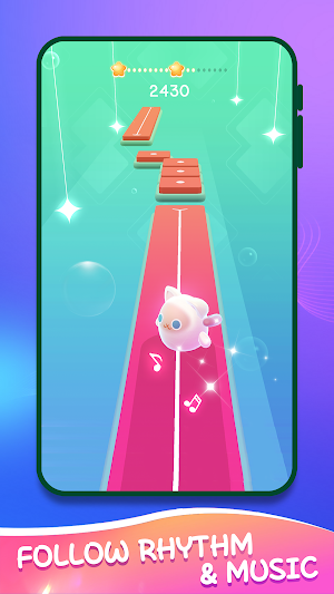 Dancing Meow: Cats & Tiles Hop Screenshot 3