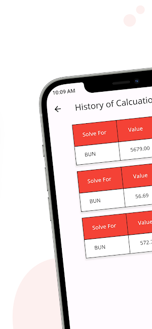 BUN Creatinine Calculator Screenshot 3