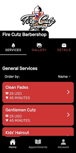Fire Cutz Barbershop Screenshot 0