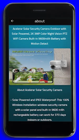 ACELERAR Security Camera Guide Screenshot 3