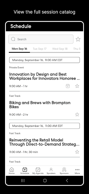 Fast Company Events Screenshot 2