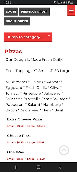 Town House of Pizza Screenshot 2