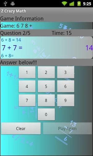 Z Crazy Math Screenshot 1