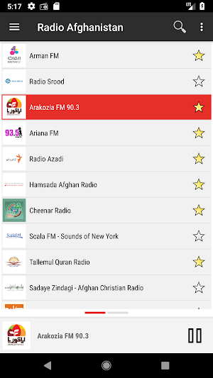 RADIO AFGHANISTAN : Online Afghan radios Screenshot 1