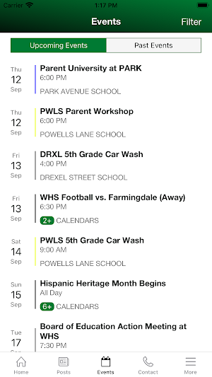 Westbury Schools Screenshot 2