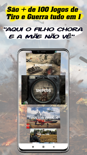 +100 Jogos de Tiro e Guerra Screenshot 0