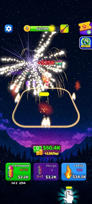 Fireworks Loop: Merge Idle Screenshot 3