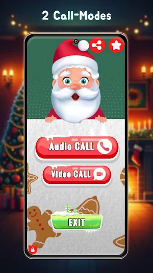 Santa Call 2: Fake Video Call Screenshot 1