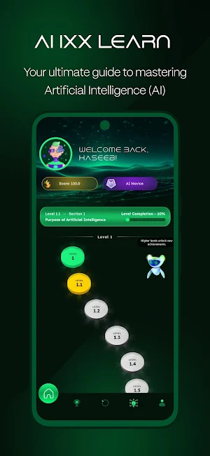 AI IXX Learn - AI Adventure Screenshot 0
