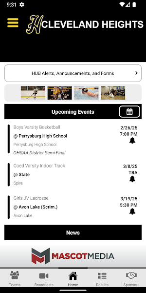 Cleveland Heights Athletics Screenshot 1